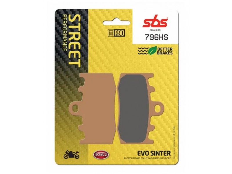 Тормозные колодки SBS Performance Brake Pads / HHP, Sinter 796HS